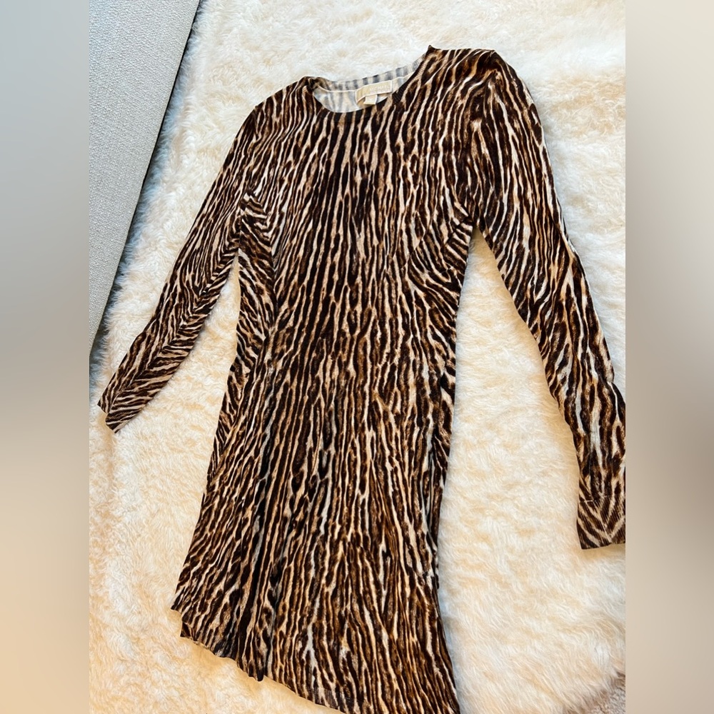 Micheal Kors animal print dress. Size Medium